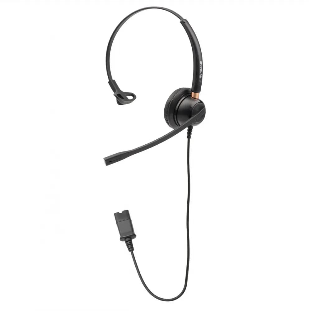 Casti Head-band Tellur Voice 510N, Wired, negru — miniatură