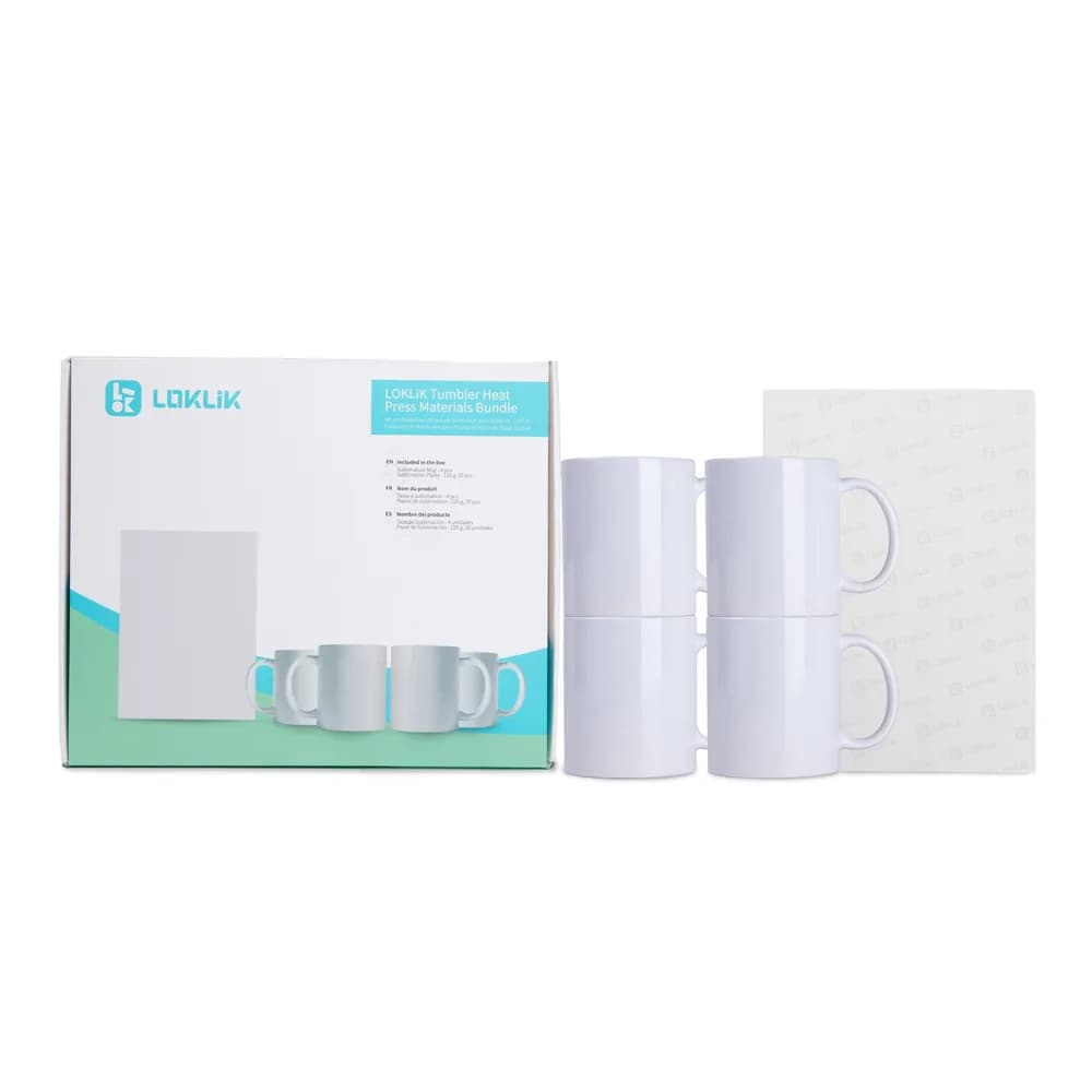 Material pentru gravare laser LOKLiK Starter Pack pentru Tumbler Heat Press