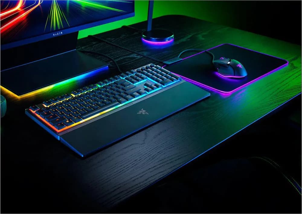 Tastatura Gaming Razer Ornata V3, RGB, USB, negru — miniatură