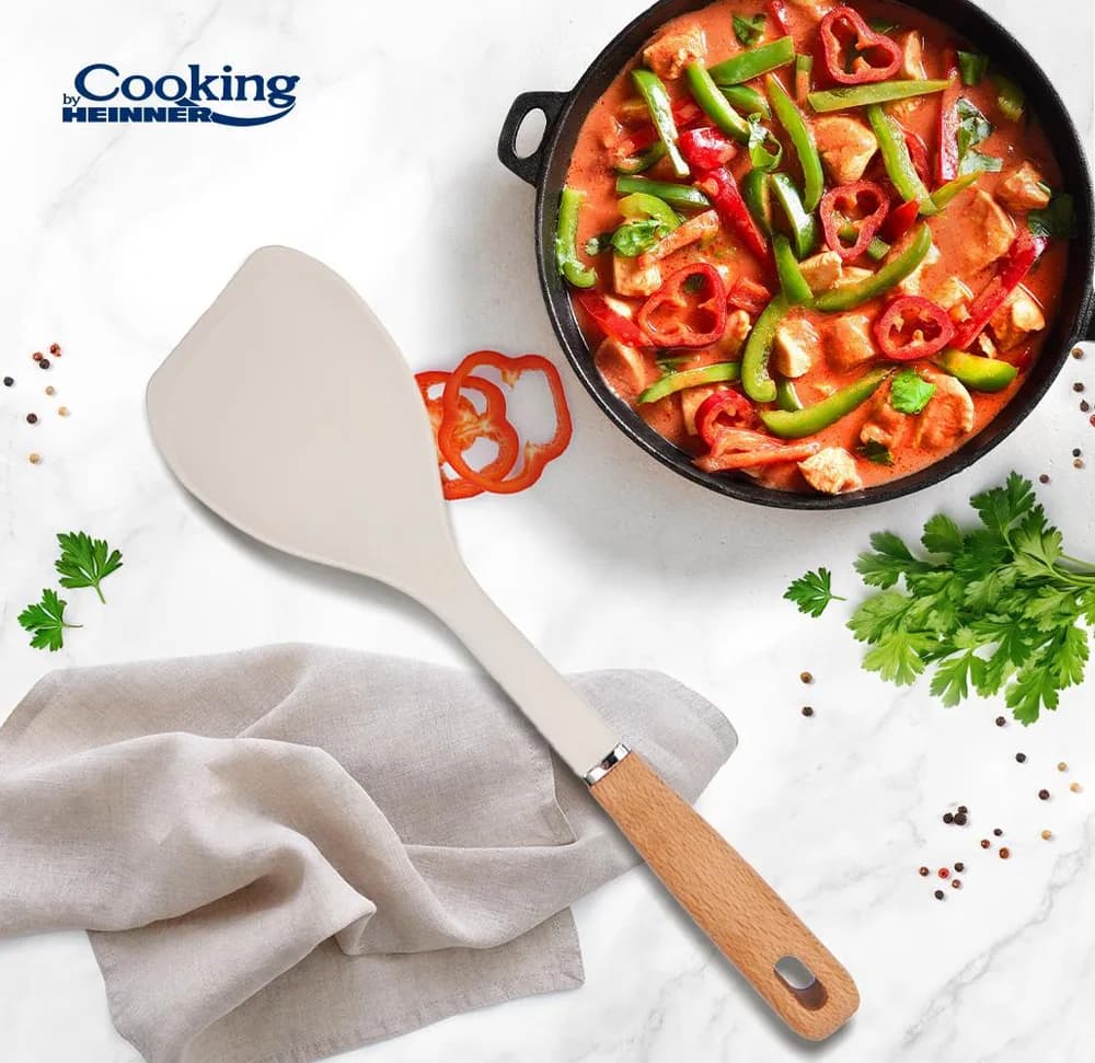 SPATULA SILICON 35x9.5 CM, CULINAR, COOKING BY HEINNER — miniatură