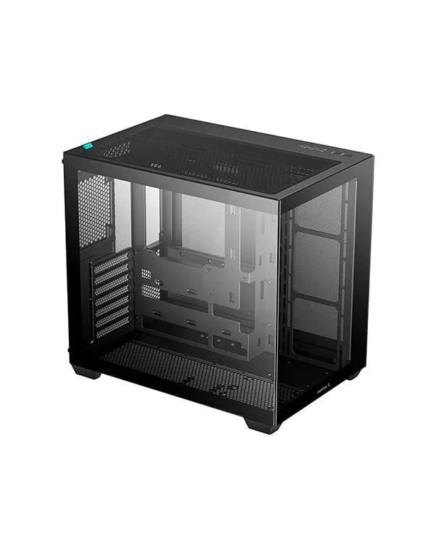 CARCASA DeepCool "CG530", middle tower, gaming, fara sursa, suporta 14xfan, PSU shroud, USB 2.0 x 1, USB 3.2 gen1 x 2, audio+mic, 7 sloturi expansiune, negru, "R-CG530-BKNDA0-G-1"