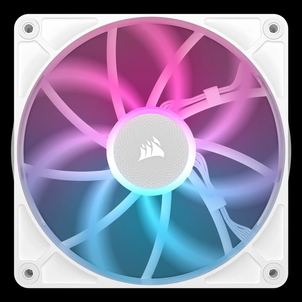 VENTILATOR Corsair iCUE LINK RX140 1x140mm RGB ALB, viteza 0.300-1700 RPM +/- 10%, 18.1-95.7 CFM, Presiune Statica: 0.15-3.79 mm-H2O, 10-36dBA, Prindere magnetica, Lungime cablu 135mm "CO-9051023-WW" — miniatură