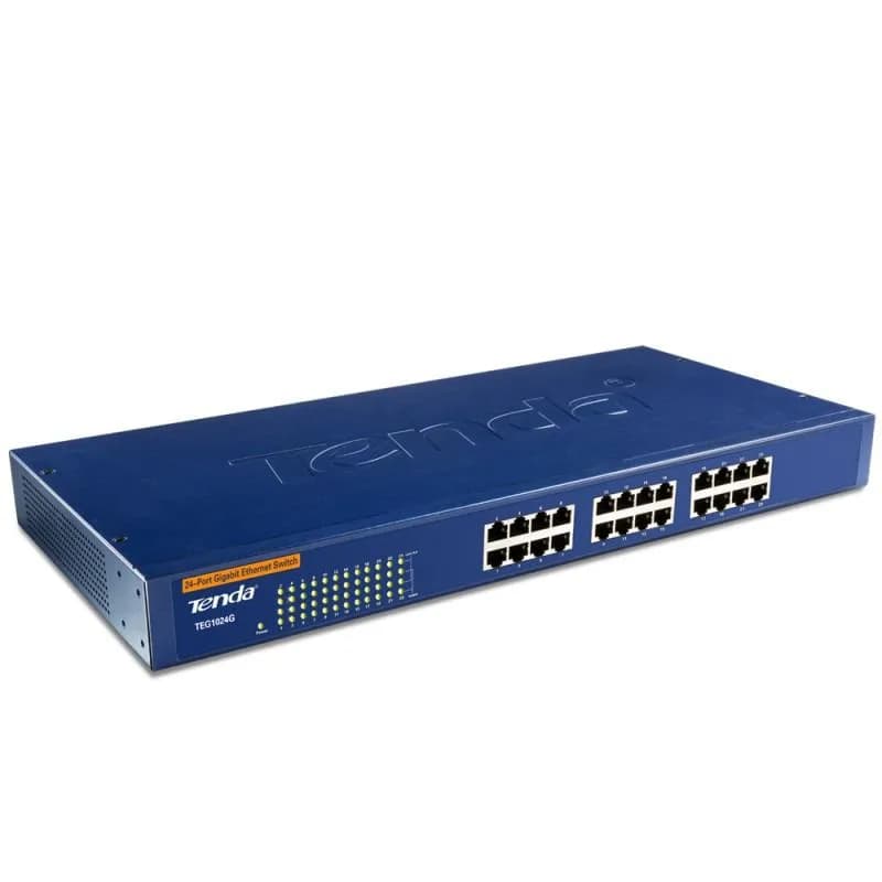 SWITCH TENDA 24 porturi Gigabit, metalic "TEG1024G"