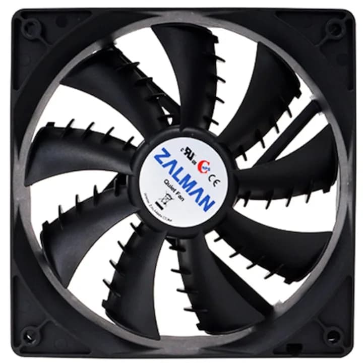 Ventilator Zalman "F3(SF)", 120mm, 1200 RPM, Long Life Bearing, negru, "ZM-F3(SF)"