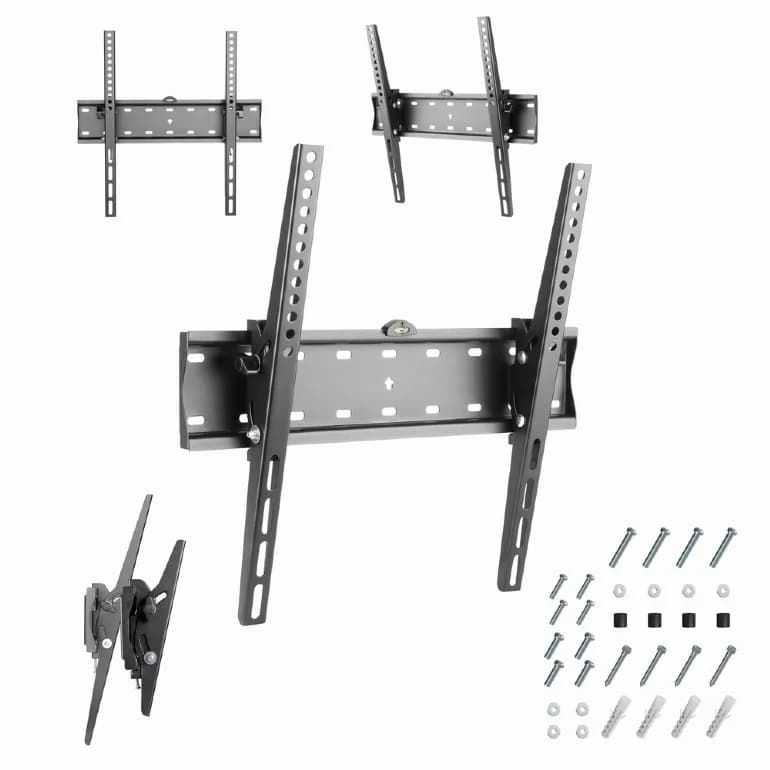 SUPORT de perete GEMBIRD, pt 1 TV/monitor, diag. max 32" - 55", inclinare, max 40 kg, "WM-55T-02" — miniatură