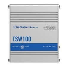 SWITCH Teltonika POE+ "TSW100", 5 x LAN port 10/100/1000 Mbps PoE+, buget PoE 120W "TSW100000000"