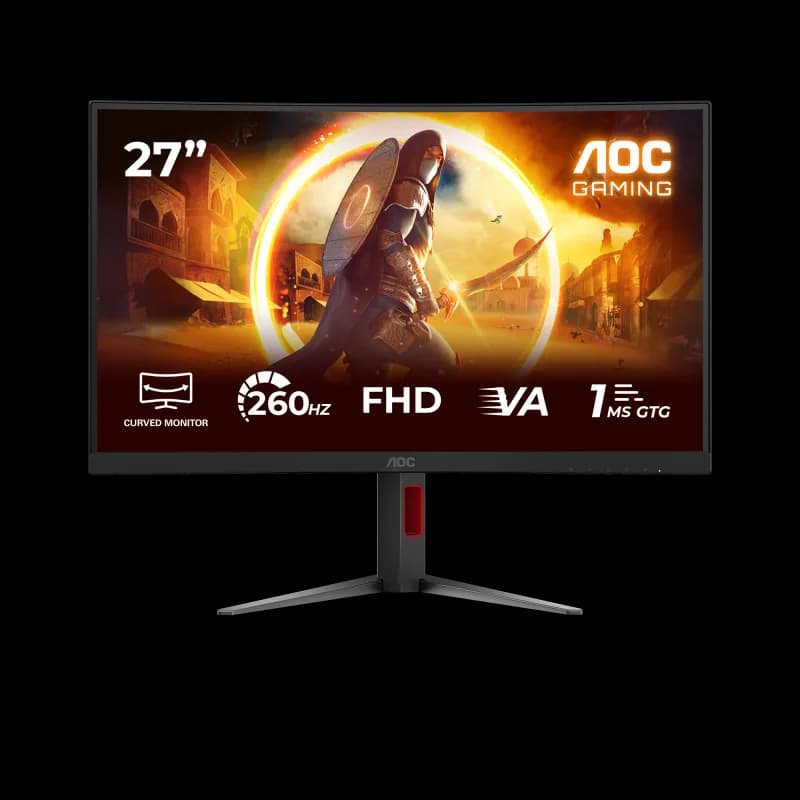 Monitor Gaming AOC C27G4Z2, 27", 1920 x 1080 pixeli, Black, Red