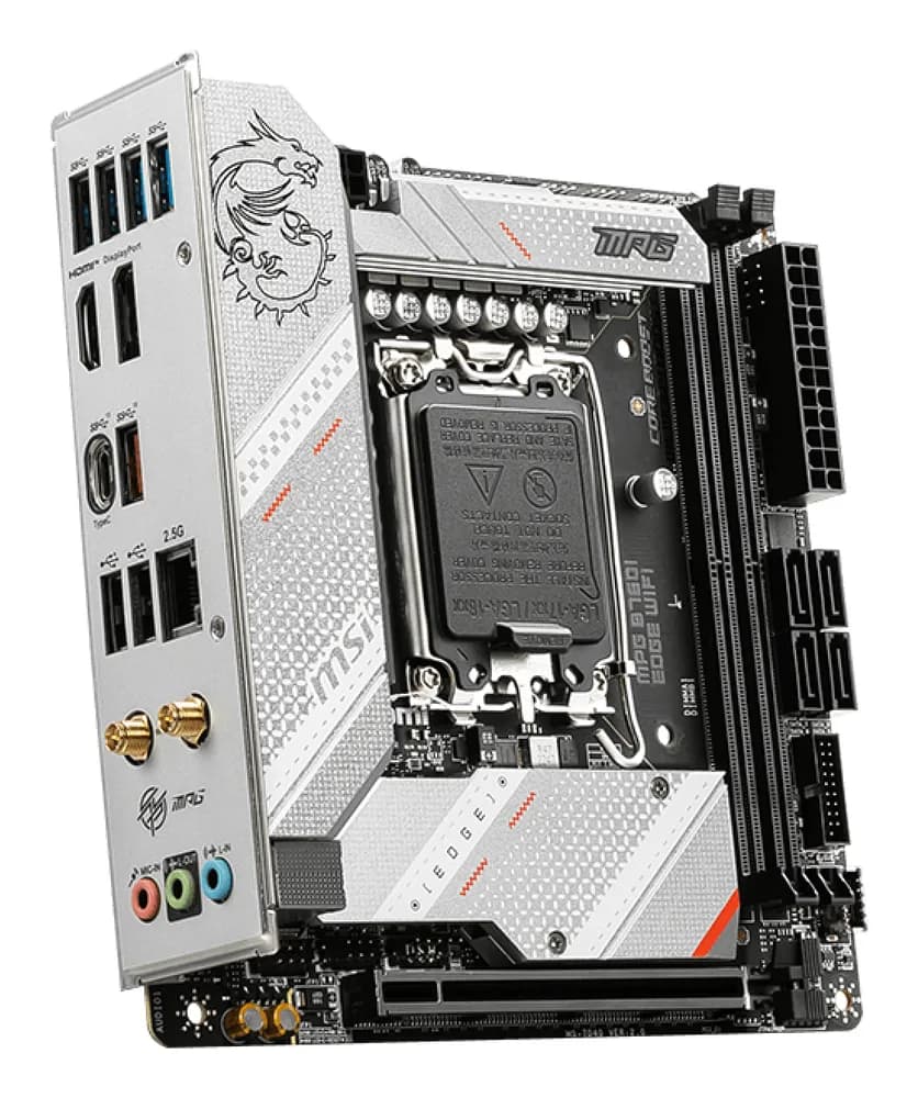 Placa de baza Intel 1700 B760I EDGE WIFI mITX "7D40-005R" — miniatură