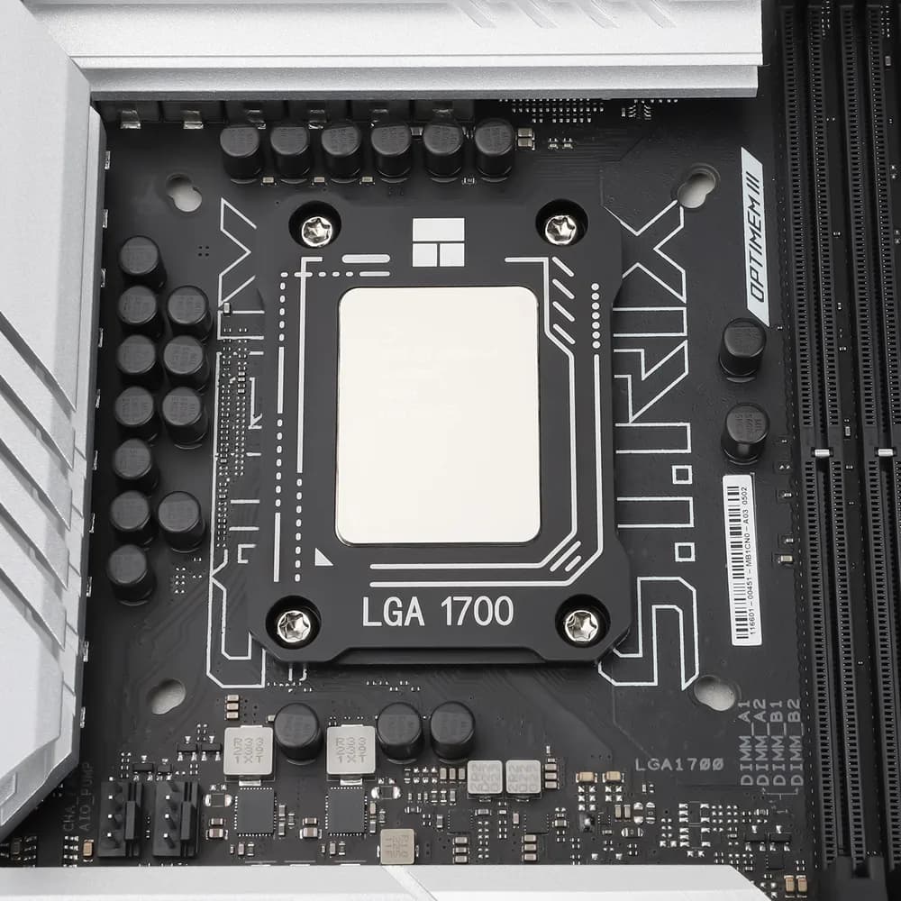 Contact Frame Thermalright, compatibil Intel LGA 1700, aliaj aluminiu, 54x70x6mm, negru, "LGA 17XX-BCF-Black V2" — miniatură