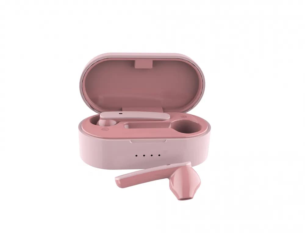 Casti Akai BTE-J10P wireless, bluetooth 5.0, 5V, roz — miniatură