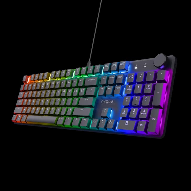 Tastatura Trust GXT 866 Torix cu fir, ng "TR-24910" — miniatură