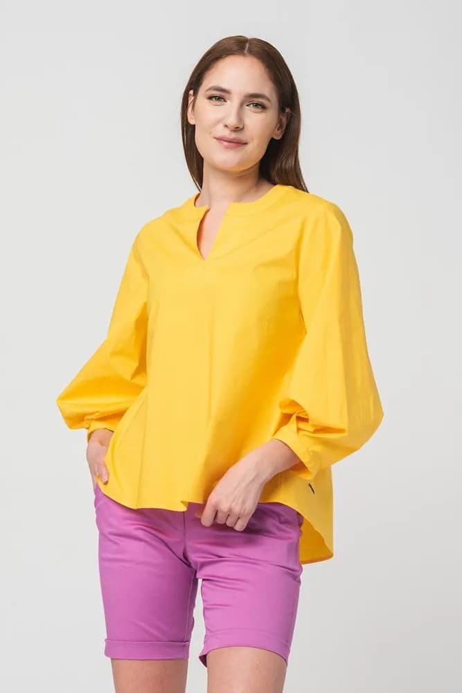 CAMASA CASUAL FEMEI YELLOW XS — miniatură