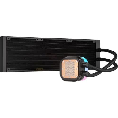 Cooler Procesor CORSAIR iCUE LINK TITAN RX RGB, Lichid, 12 cm, 3 ventilatoare, aRGB — miniatură