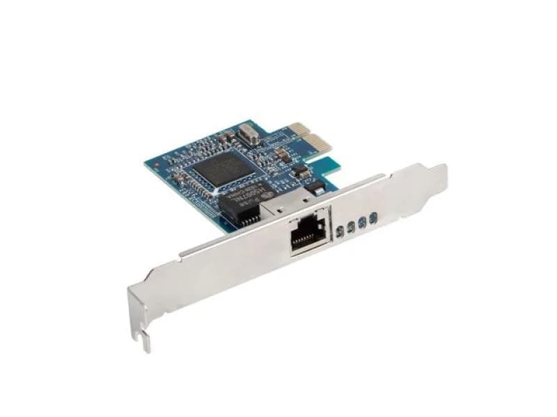 Placă adaptor rețea PCI-Express  RJ45  PCI-E x1, 1x RJ45 1Gb, Broadcom+, low-profile