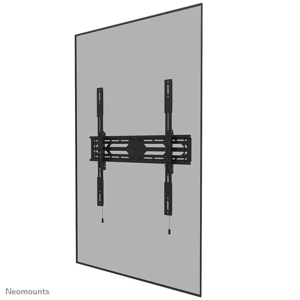 Suport fix de perete Neomounts Select, pentru display-uri cu o diagonala 55"-110", suporta pana la 160kg, VESA min. 100x100mm, VESA max. 1500x900mm, distanta fata de perete 6,7 cm, micro-adjustment, securizabil (surub pentru securizare inclus), negru — miniatură