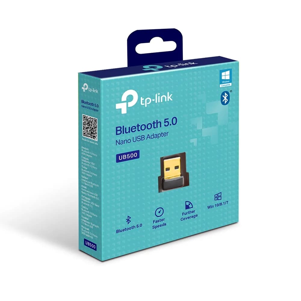 ADAPTOARE Bluetooth TP-Link, conectare prin USB 2.0, distanta 10 m (pana la), Bluetooth v5.0, antena interna, "UB500" — miniatură