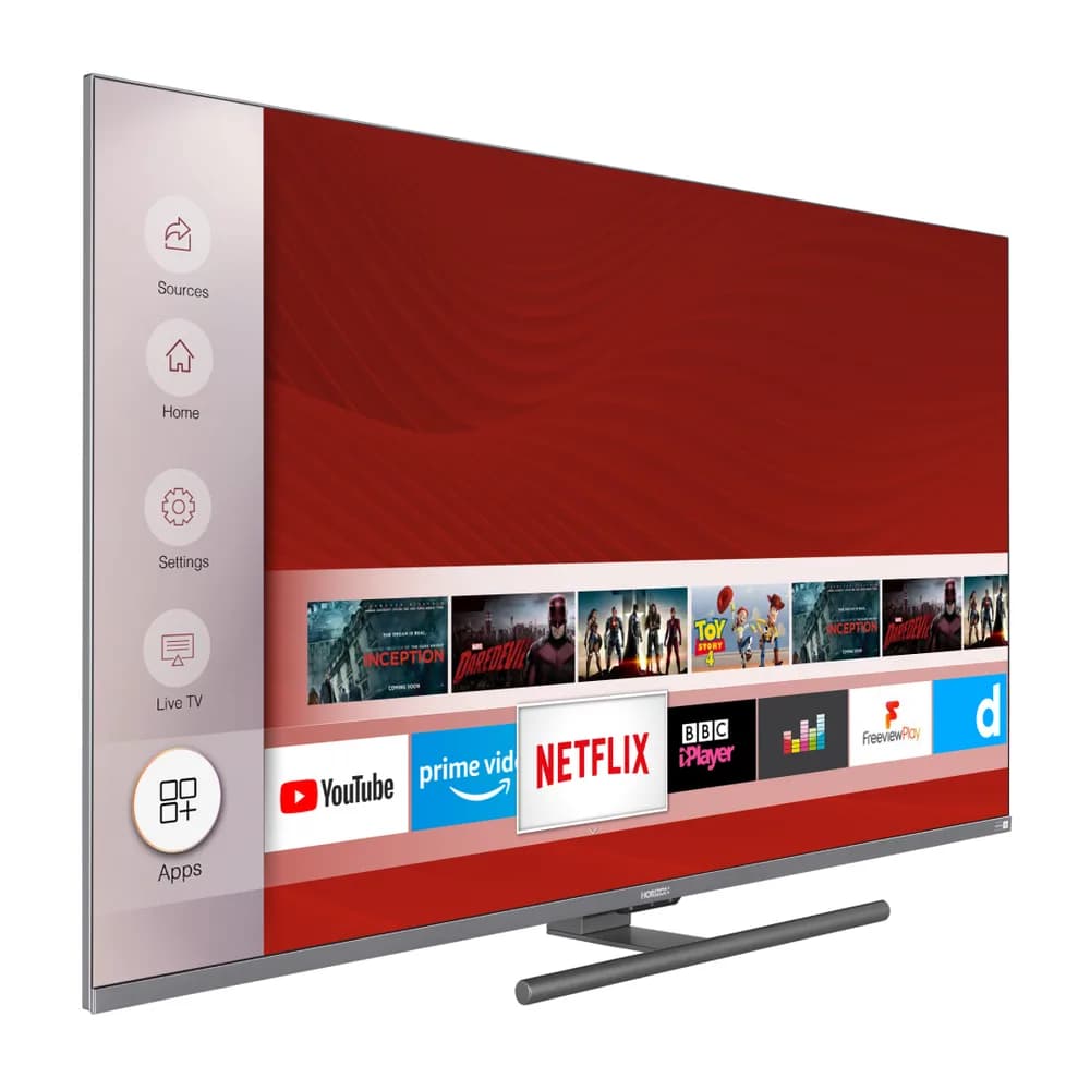 QLED+ TV HORIZON 4K-SMART 65HQ9730U/B, 65" D-LED, 4K Ultra HD (2160p),Dolby Vision HDR / HDR10+ / HDR10 / HLG + MicroDimming, Digital TV-Tuner DVB-S2/T2/C, CME 400Hz, HOS 3.0 SmartTV-UI (WiFi built-in) +Netflix +PrimeVideo +Youtube, Amazon Alexa built in / WW Google Assistant, 1xLAN (RJ45), Wireless — miniatură