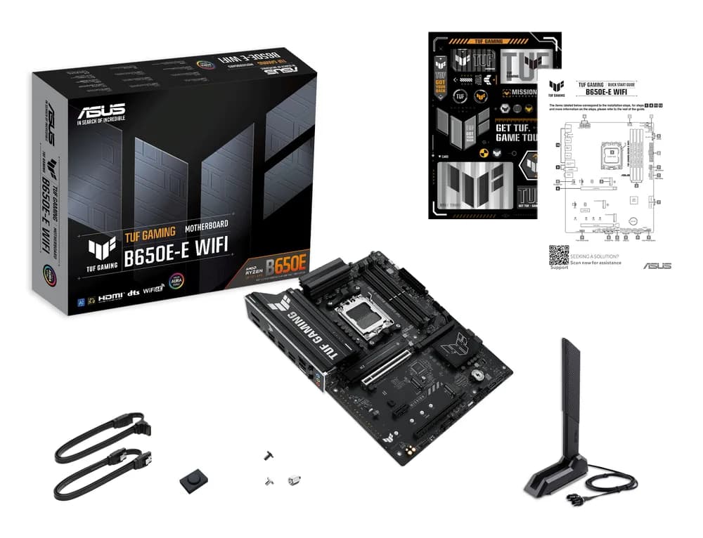 Placa de baza ASUS TUF GAMING B650E-E WIFI, AM5, AMD B650, ATX "90MB1LT0-M0EAY0" — miniatură