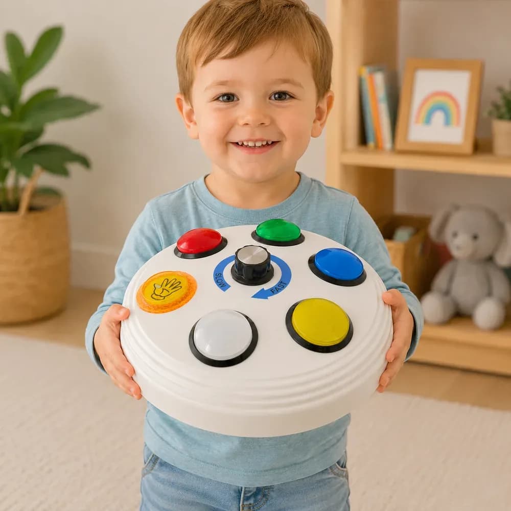 Controler cu butoane mari pentru coloane cu bule 40cm