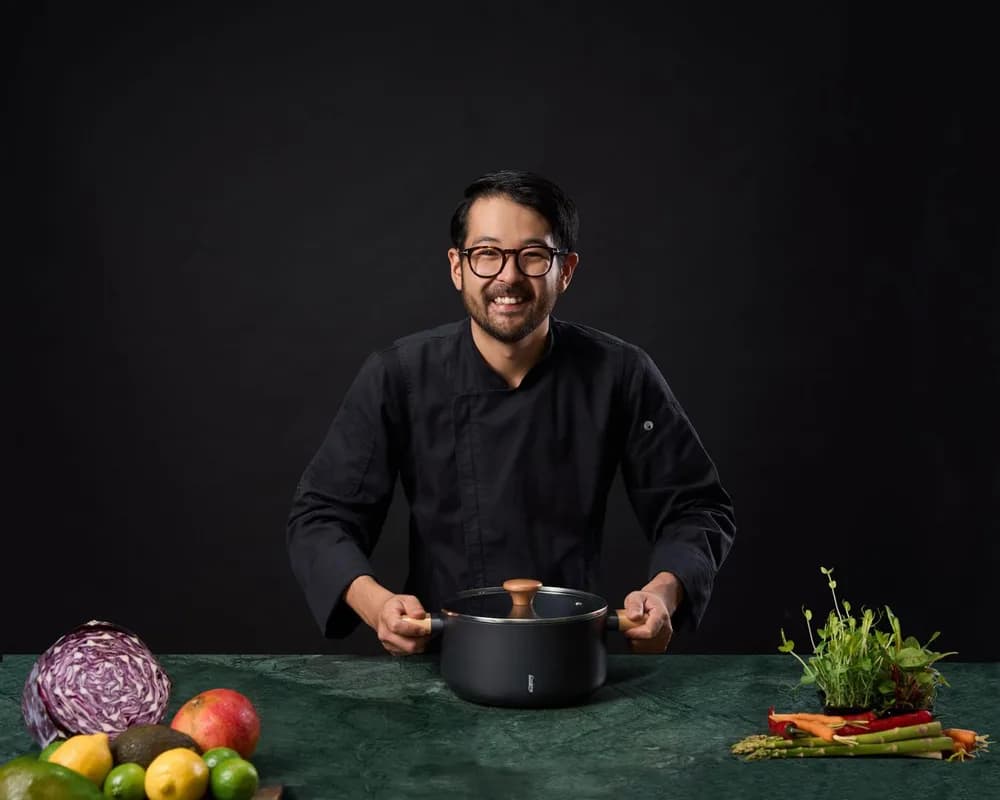 SEMIOALA ALUMINIU + CAPAC 24X12.5 CM, 5.3 L, RIKITO WATANABE, SAMURAI GOURMET, COOKING BY HEINNER — miniatură