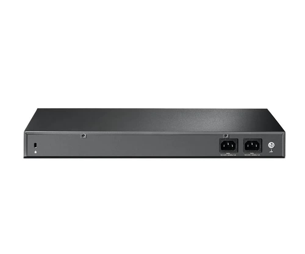 "JetStream™ 24-Port SFP L2+ Managed Switch with 4 10GE SFP+ Slots PORT: 20× Gigabit SFP Ports, 4× Gigabit SFP/RJ45 Combo Ports, 4× 10G SFP+ Slots, RJ45/Micro-USB Console Port SPEC: 1U 19-inch Rack-mountable Steel Case FEATURE: Integration with JetStream™ SDN Controller, Static Routing, OAM, sFlow — miniatură