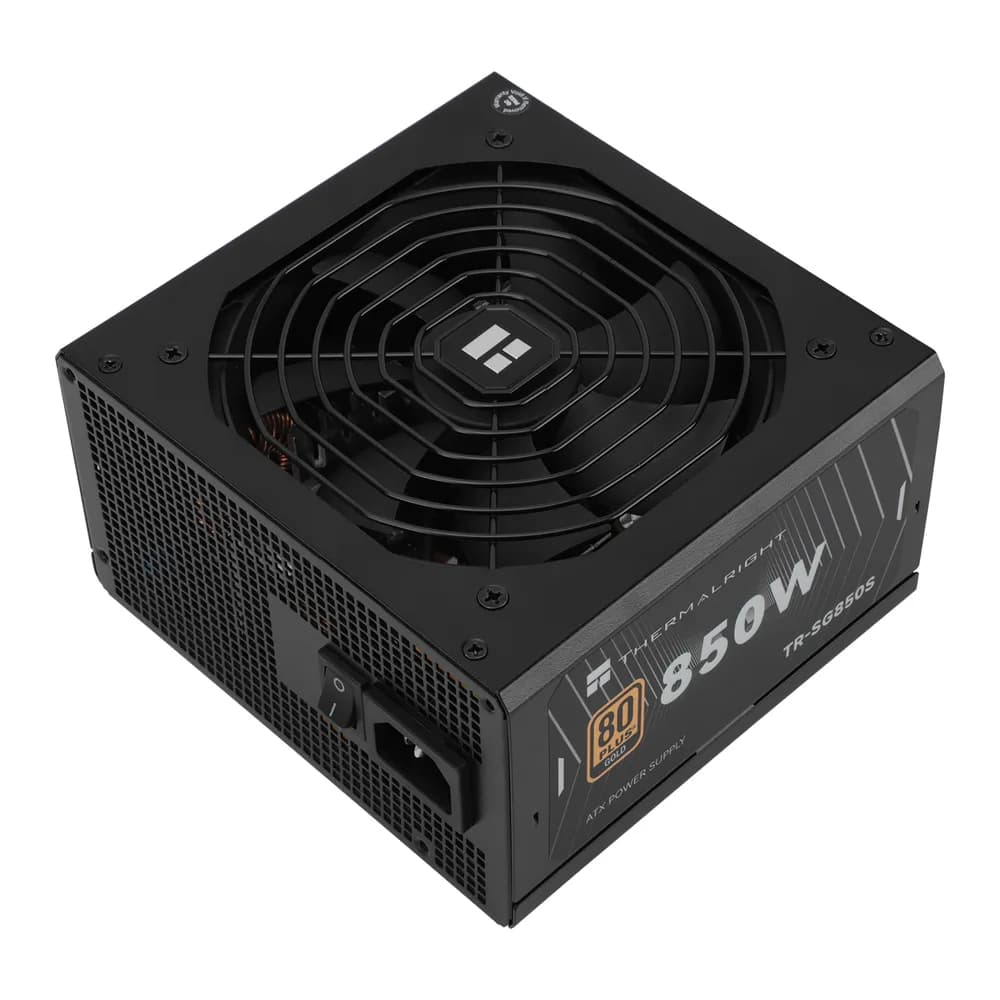 SURSA Thermalright, 850W, certificare 80 Plus Gold, non-modular, fan 120mm, negru, "TR-TG 850S" — miniatură