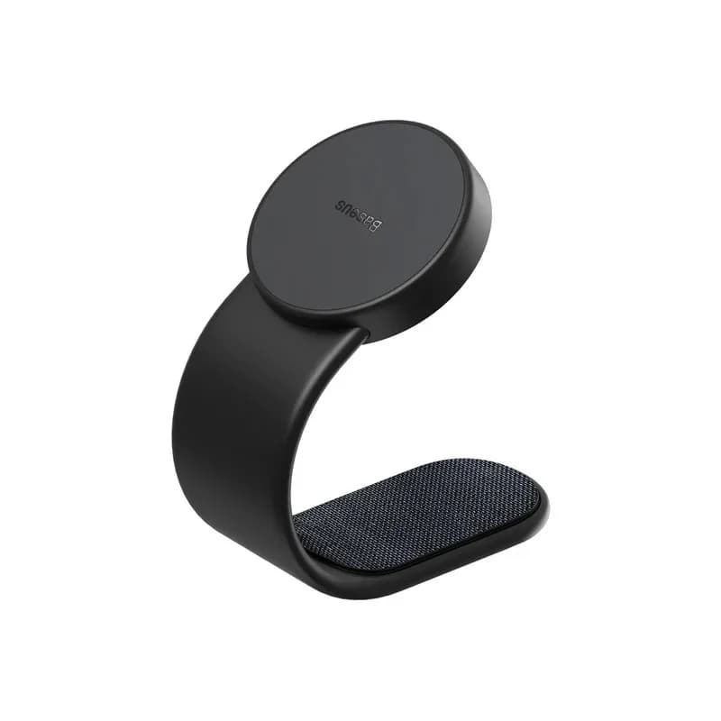 SUPORT AUTO Baseus C02 Magnetic Phone Holder, pt. SmartPhone, fixare pe bord prin lipire conceput pentru Tesla, prindere magnetica smartphone, negru "SUCC000201" - 6932172626143