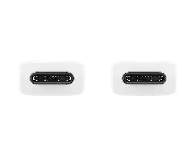 CABLU alimentare smartphone Samsung, USB Type-C (T) la USB Type-C (T), cauciuc, lungime 1 m, alb, "EP-DN975BWEGWW" — miniatură