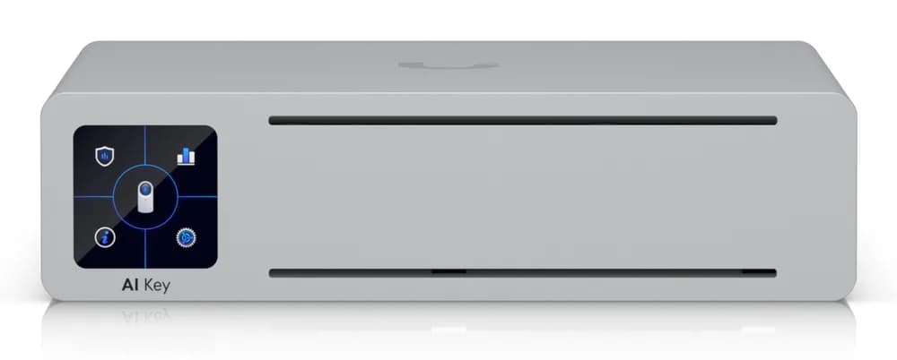 Ubiquiti AI-KEY Edge AI appliance that enhances any UniFi Protect deployment with proactive, AI-driven threat detection and alerting, capable of analyzing up to 1,800 smart detection events per hour "AI-KEY" — miniatură