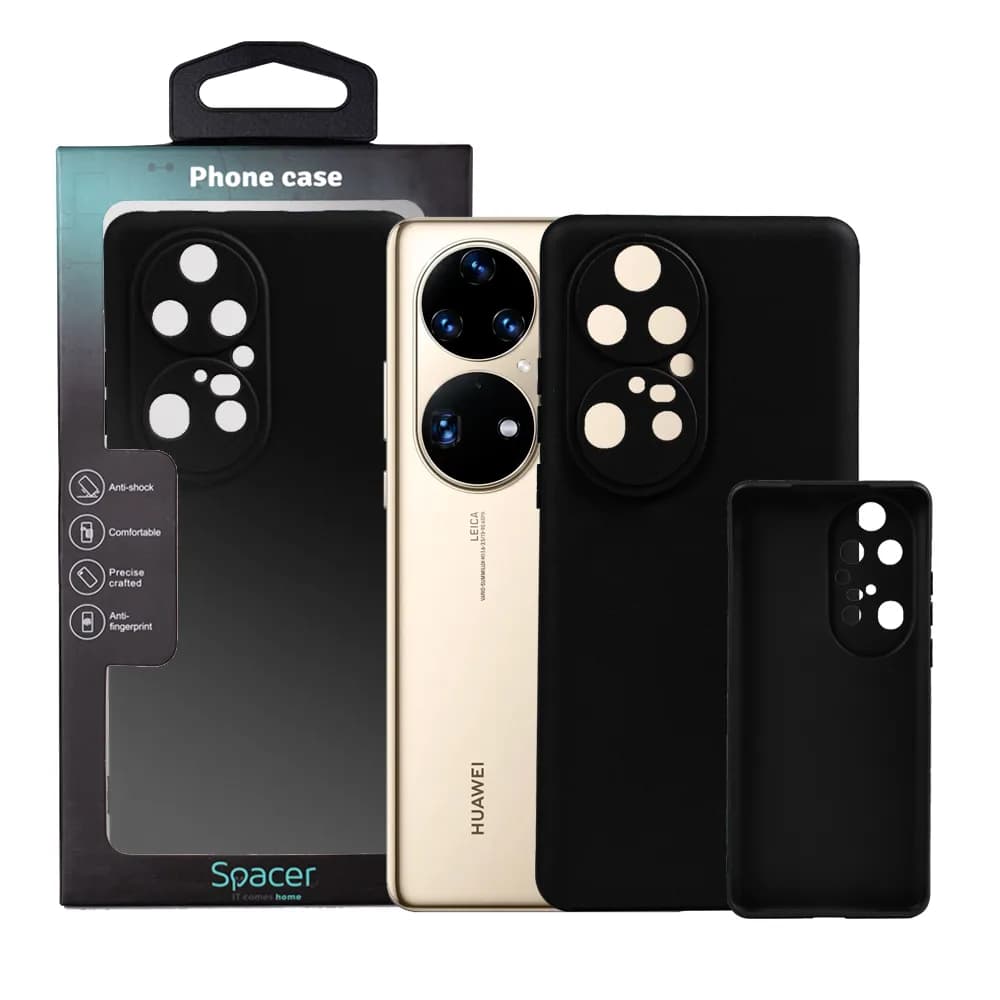 Husa Huawei telefon P 50 Pro, negru, tip back cover, material flexibil TPU, "SPPC-HU-P-50P-TPU"