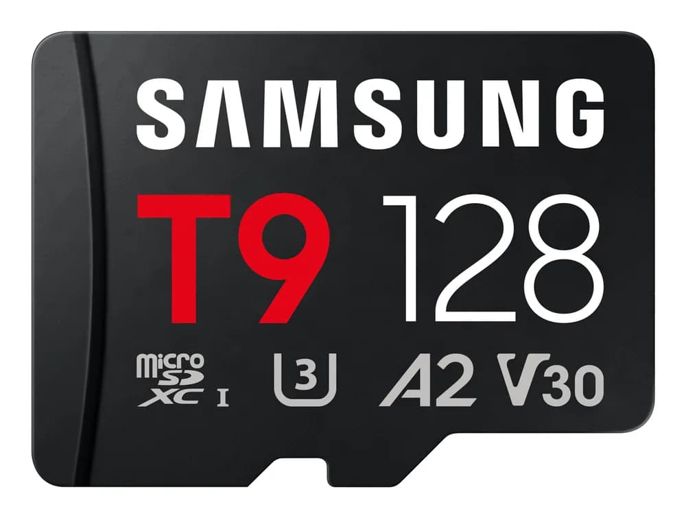 SAMSUNG T9 microSD memory card 128GB up to 200MB/s read and 130MB/s write "MB-MH128T/WW"