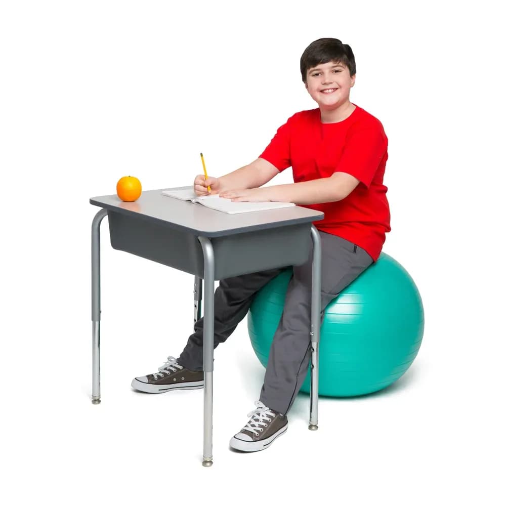 Minge de Echilibru 55cm cu Bază Ponderată Anti-Rulare – Verde