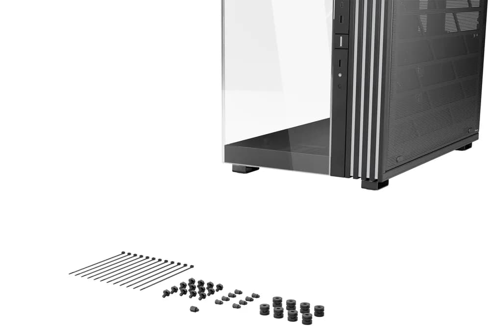 CARCASA be quiet "LIGHT BASE 900 DX", full tower, gaming, fara sursa, suporta 10xfan, USB Type-C x 1, USBx2, audio+mic, 8 sloturi expansiune, negru, "BGW69" — miniatură