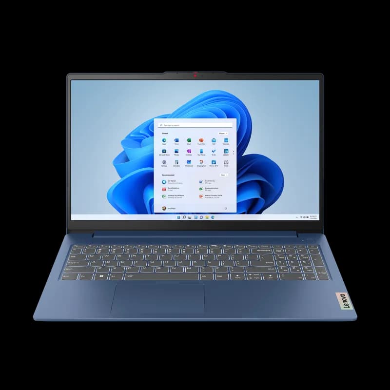 Laptop Consumer Lenovo IdeaPad Slim 3 15AMN8, cu procesor AMD Ryzen 5 40, 15.6'' TN, 8 GB LPDDR5, 512 GB, AMD Radeon 610M, Fara OS