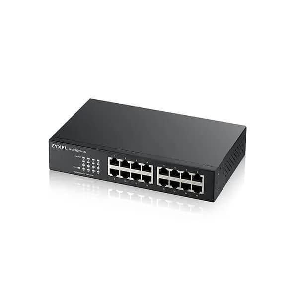 ZYXEL GS1100-16S 16-port GBE UNMG SWITCH — miniatură