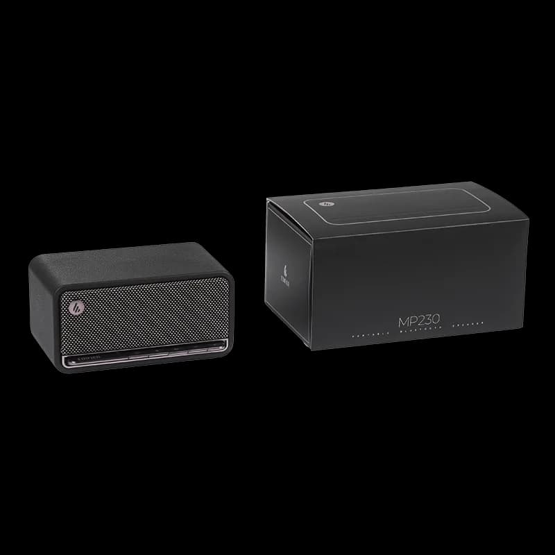 BOXE EDIFIER portabile bluetooth,RMS: 20W (10W+10W), BT 5.0, AUX, microSD, USB, built-in Li-ion pana la 10h (2600mAh),retro design (vintage radio 1960s),MDF,black, "MP230-BK" — miniatură