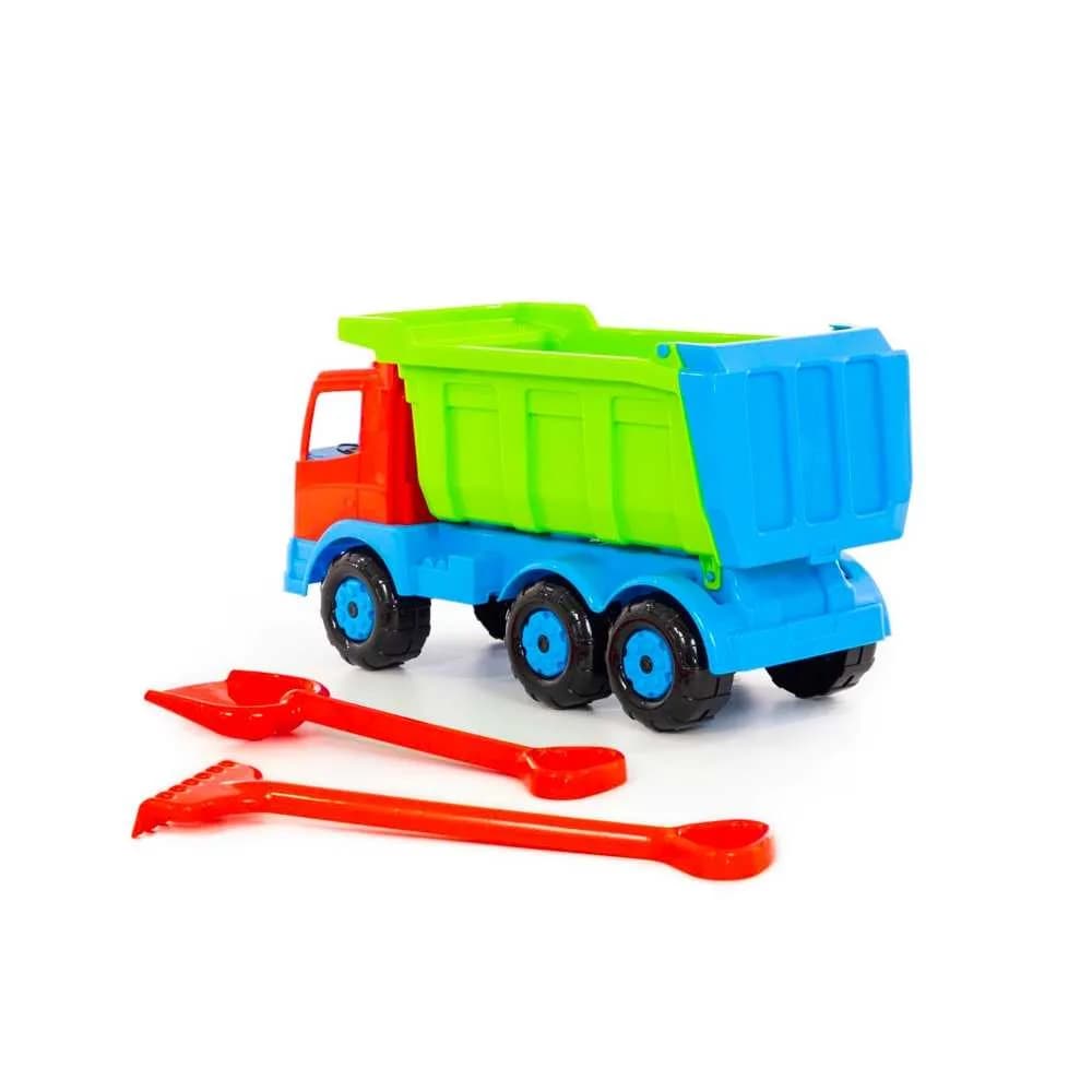 Camion+lopata si grebla - Premium, 67x26x36 cm, Wader — miniatură