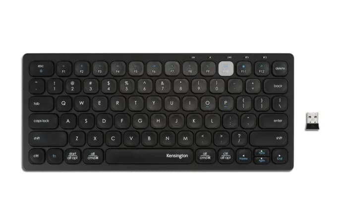 TASTATURA Kensington, wireless, 2.4GHz + BT, negru, "K75502UK" — miniatură