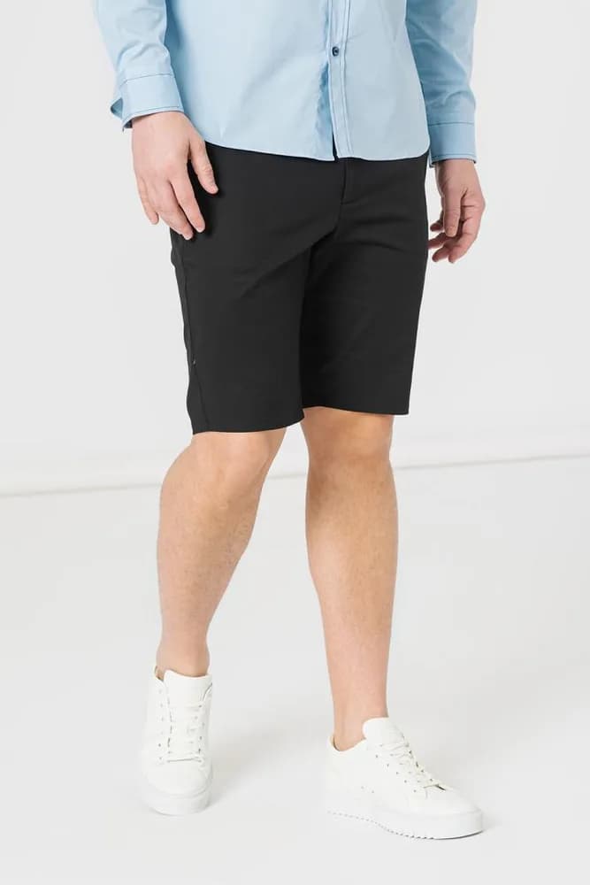 PANTALONI SCURT CASUAL BARBATI BLACK L — miniatură