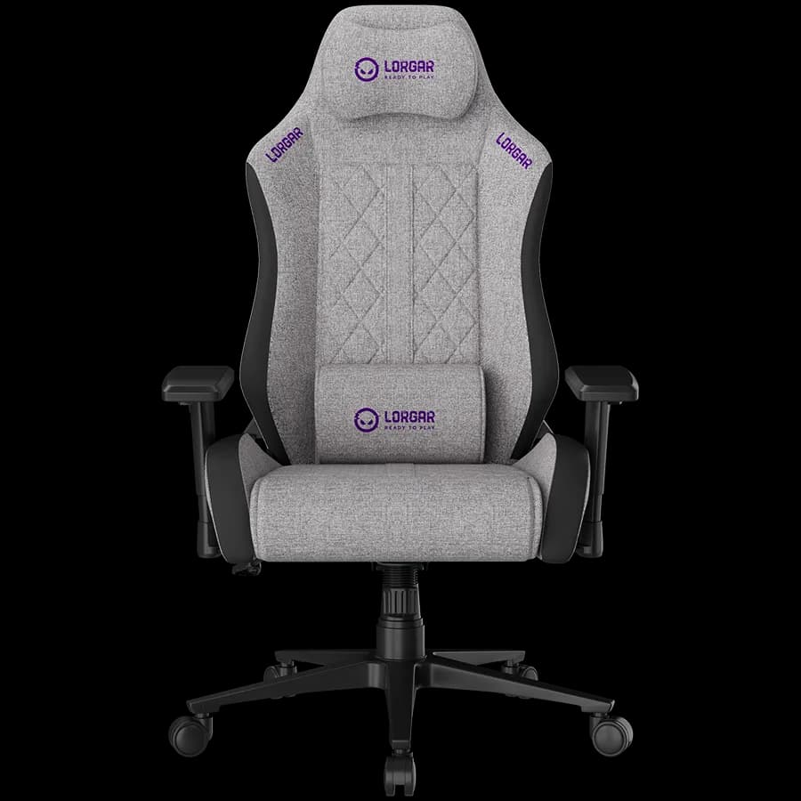 LORGAR CHA41, Ergonomic Gaming Chair Advanced, premium anti-stain fabric, Grey "LRG-CHA41-GY"