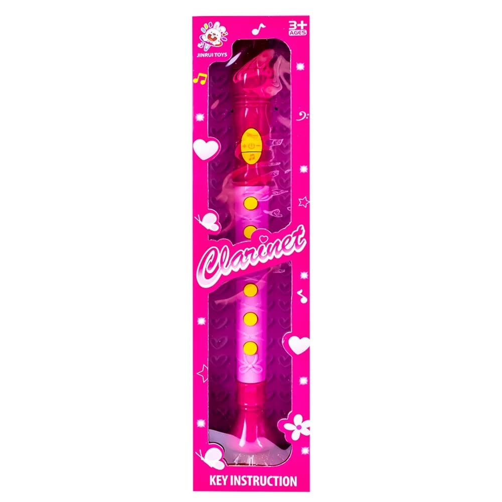 Clarinet, cu lumina si muzica, 38 cm — miniatură