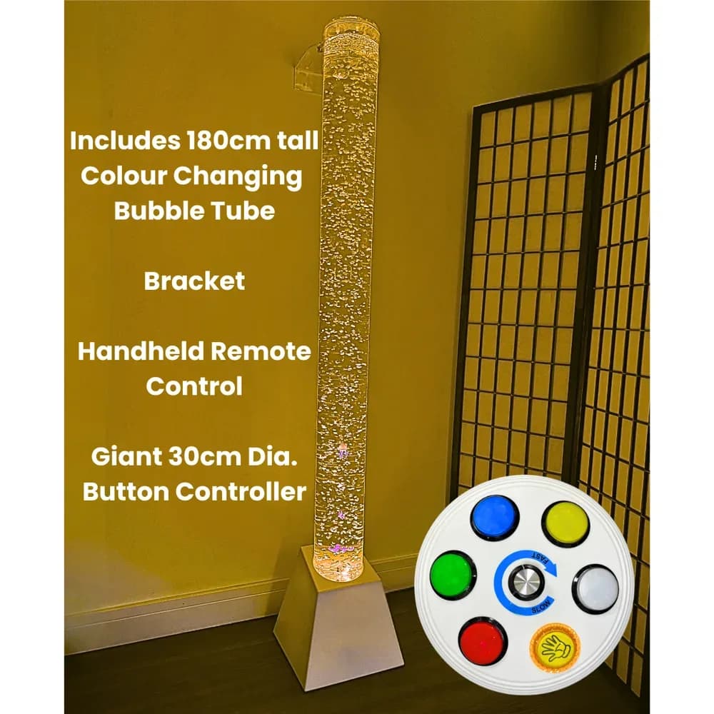 Tub cu Bule de 6′ (183 cm) cu Controler cu Buton Mare