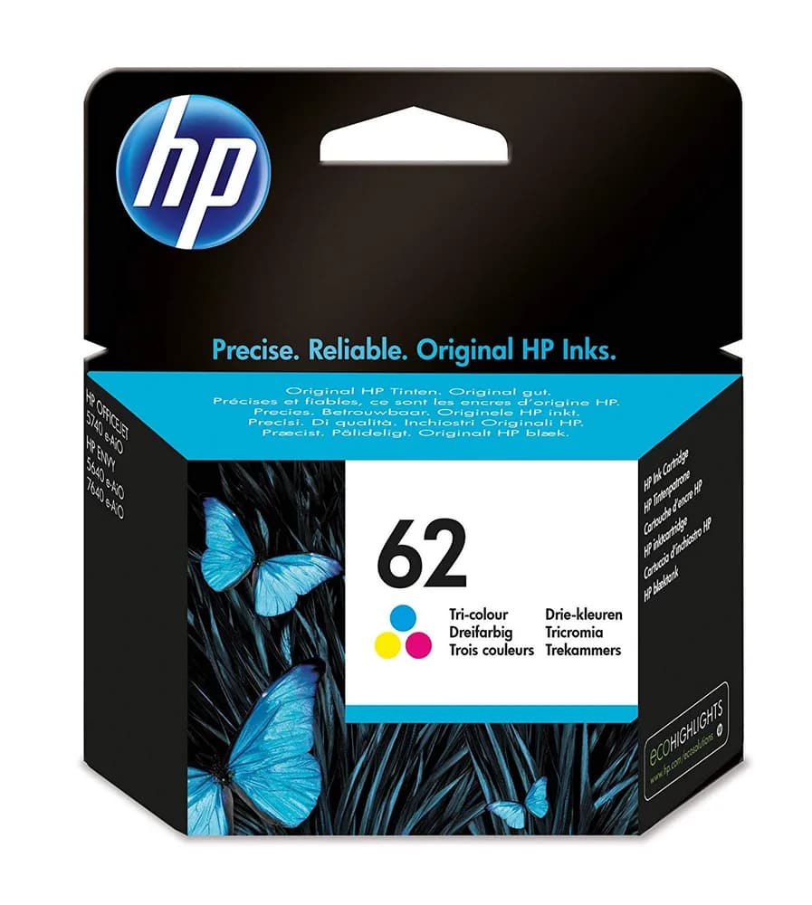 Cartus Cerneala Original HP Color, nr.62, pentru ENVY 5640AIO, "C2P06AE"