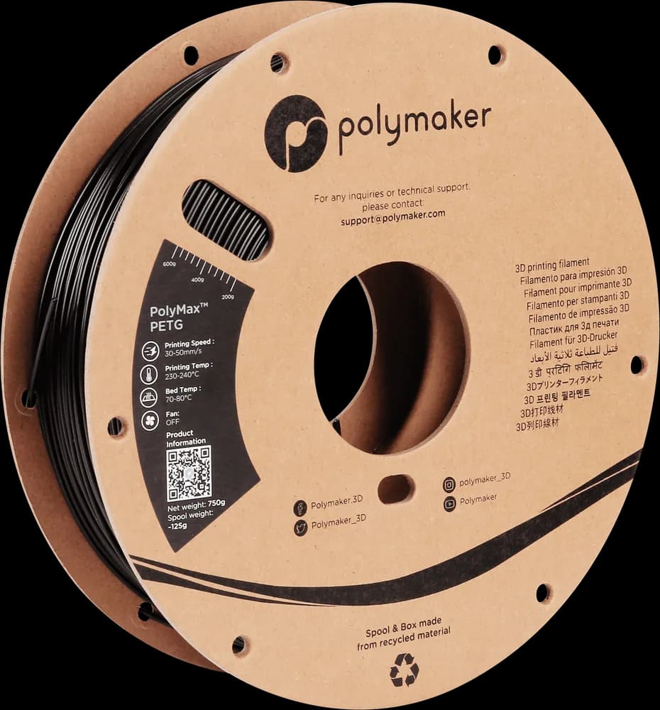 Filament Polymaker PolyMax Tough PETG (PB02002) — miniatură