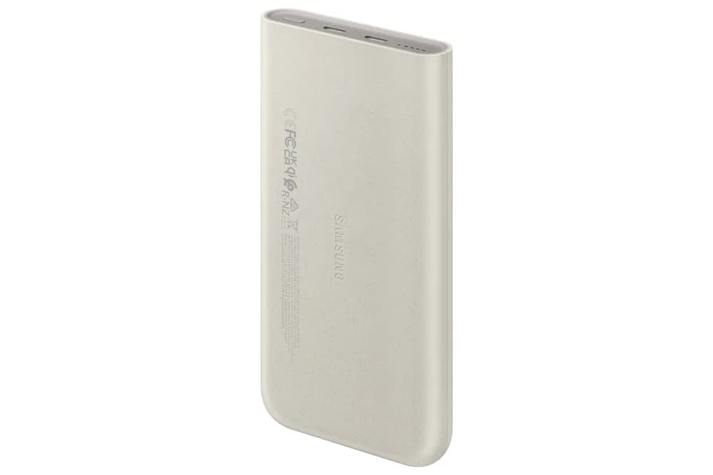 Baterie externa 2 x USB Type C, 10000 mAh, 25W, Wireless Bej "EB-U2510XUEGEU" — miniatură