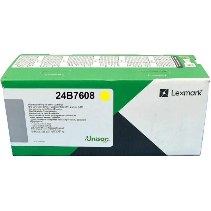 Toner Lexmark XC8355, 95x, 96x, Yellow