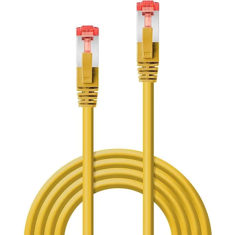 Cablu retea Lindy LY-47762, 1m Cat.6 S/FTP Network, Yellow — miniatură