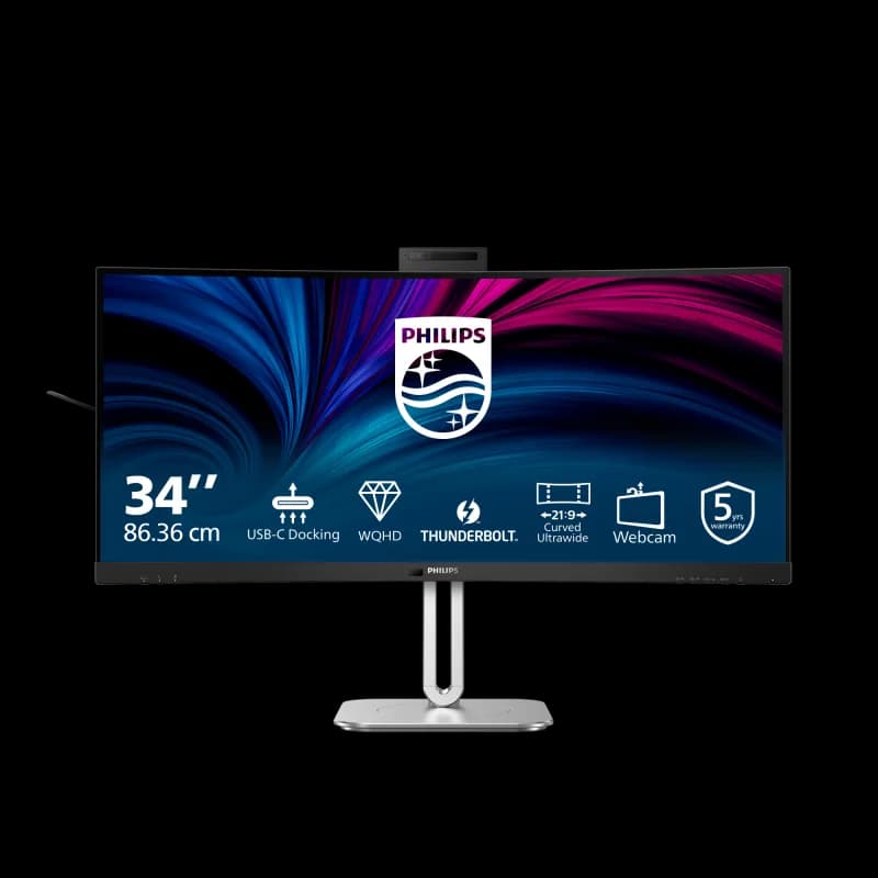 Monitor Consumer Philips 34B2U6603CH/00, 34", 3440 x 1440 pixeli, Grey
