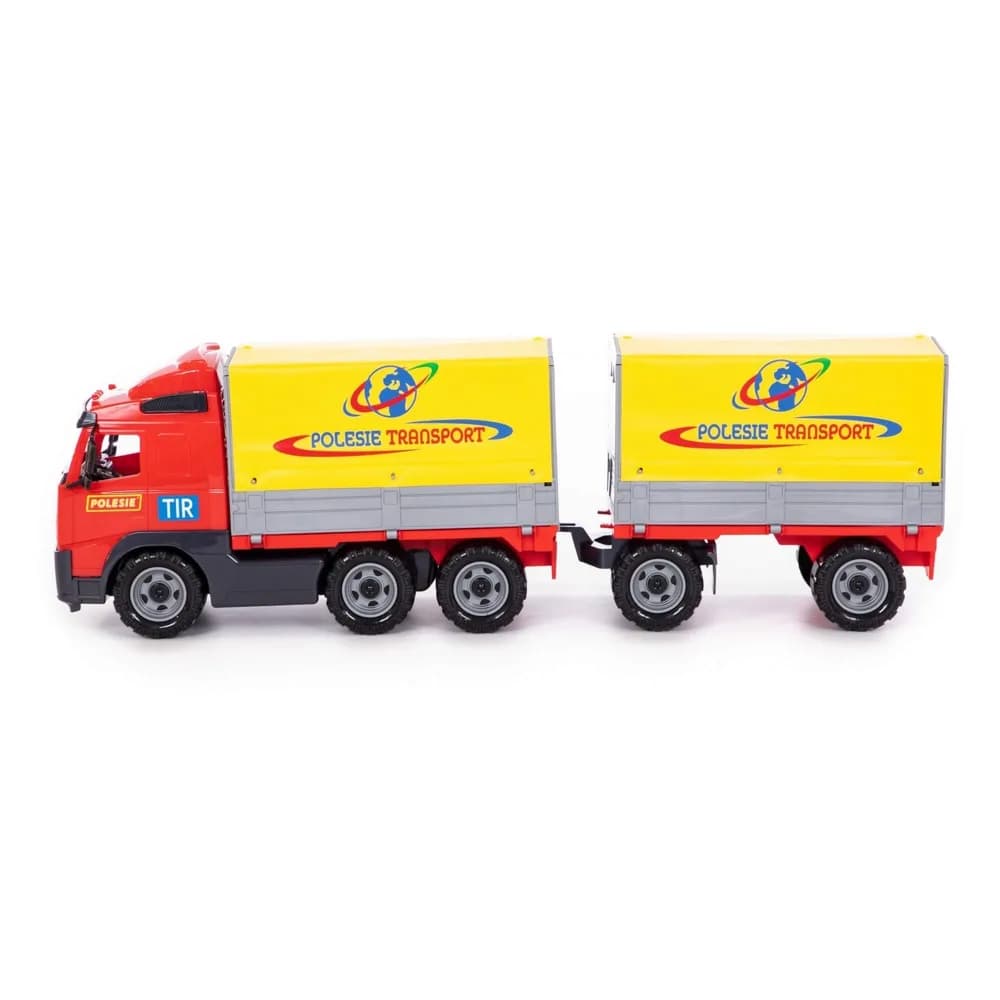 Camion cu remorca + prelata - Volvo PowerTruck, 77x19x25 cm, Wad — miniatură