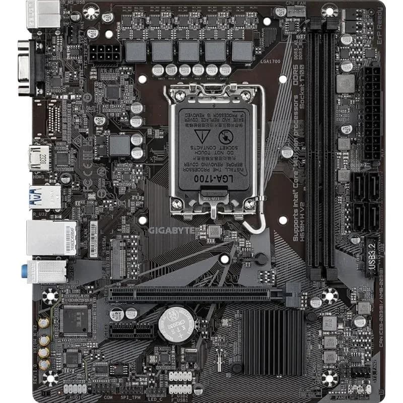 Placa de baza Gigabyte H610M H V2, Socket 1700, DDR5, Micro-ATX — miniatură